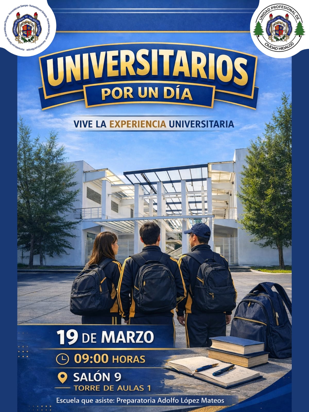 En Unidad Profesional tendrán la actividad “Universitarios por un día”