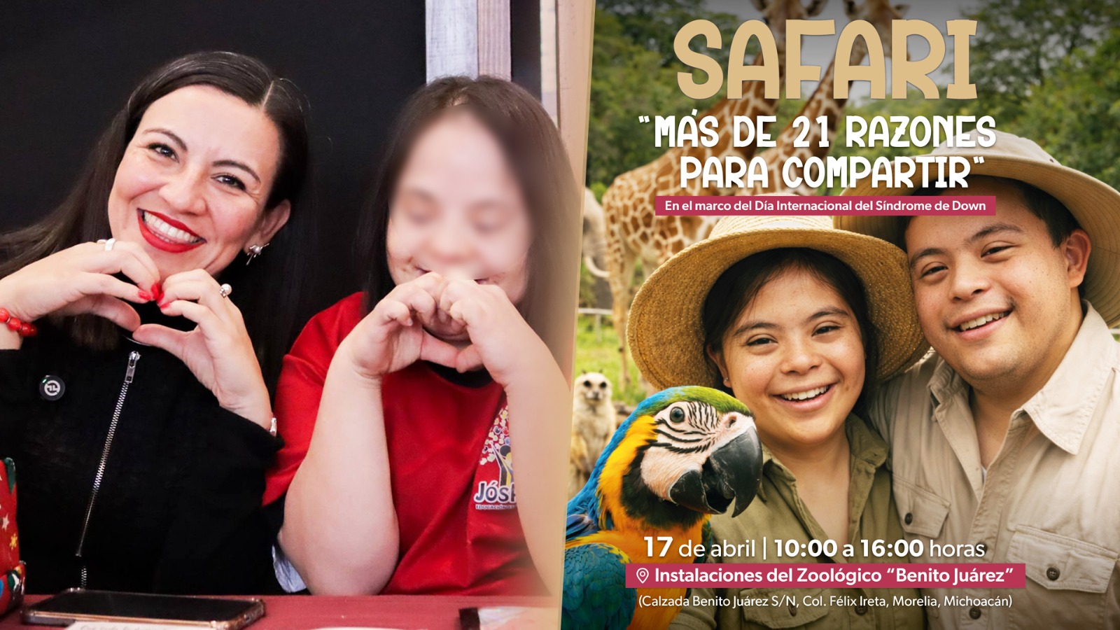 Sedebi invita a personas con Síndrome de Down a disfrutar un día en el zoológico
