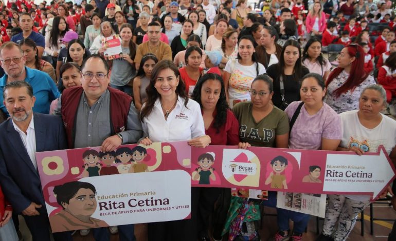 Becas, la mayor política social en Michoacán: Gabriela Molina