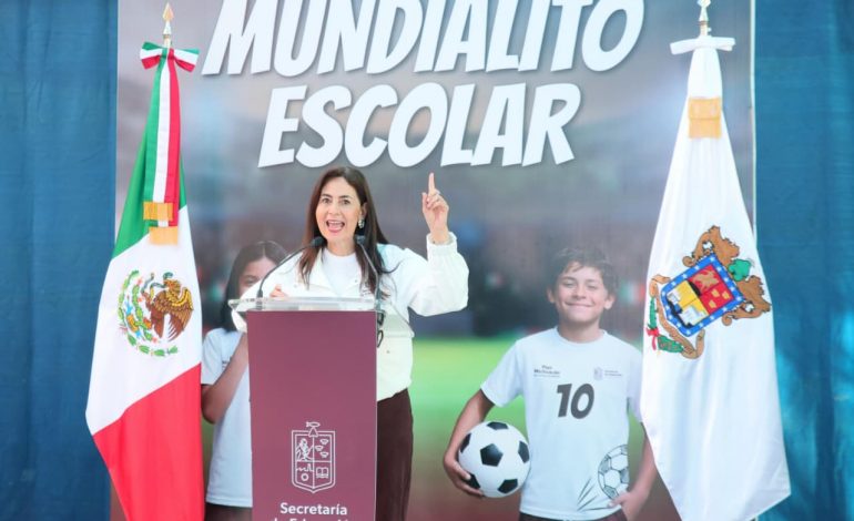 Con el Mundialito Escolar, estamos dejando huella: Gabriela Molina