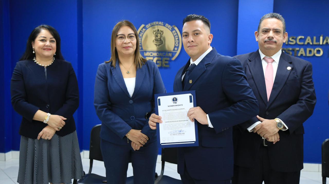 Fortalece FGE áreas clave con personal altamente evaluado; víctimas, en el centro de la acción institucional: Carlos Torres Piña