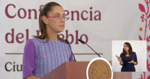 Mensaje de la Presidenta de México, Claudia Sheinbaum Pardo, en la conferencia matutina: “Las mañaneras del pueblo” en el Salón de Tesorería de Palacio Nacional