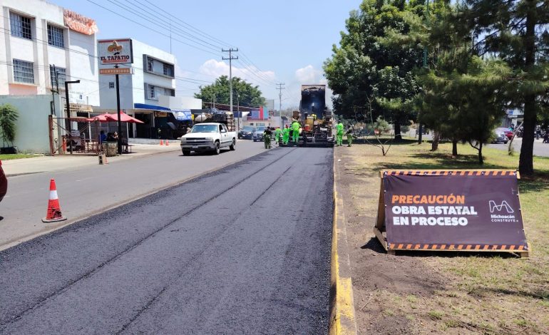 Arranca segunda etapa de rehabilitación del libramiento oriente en Uruapan