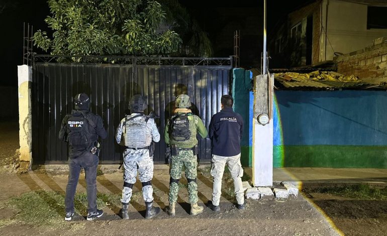 FGE catea tres inmuebles en Lagunillas; asegura más de 820 dosis de metanfetamina