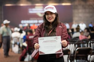 Morena se fortalece en Morelia: Giulianna Bugarini se suma a tareas de organización