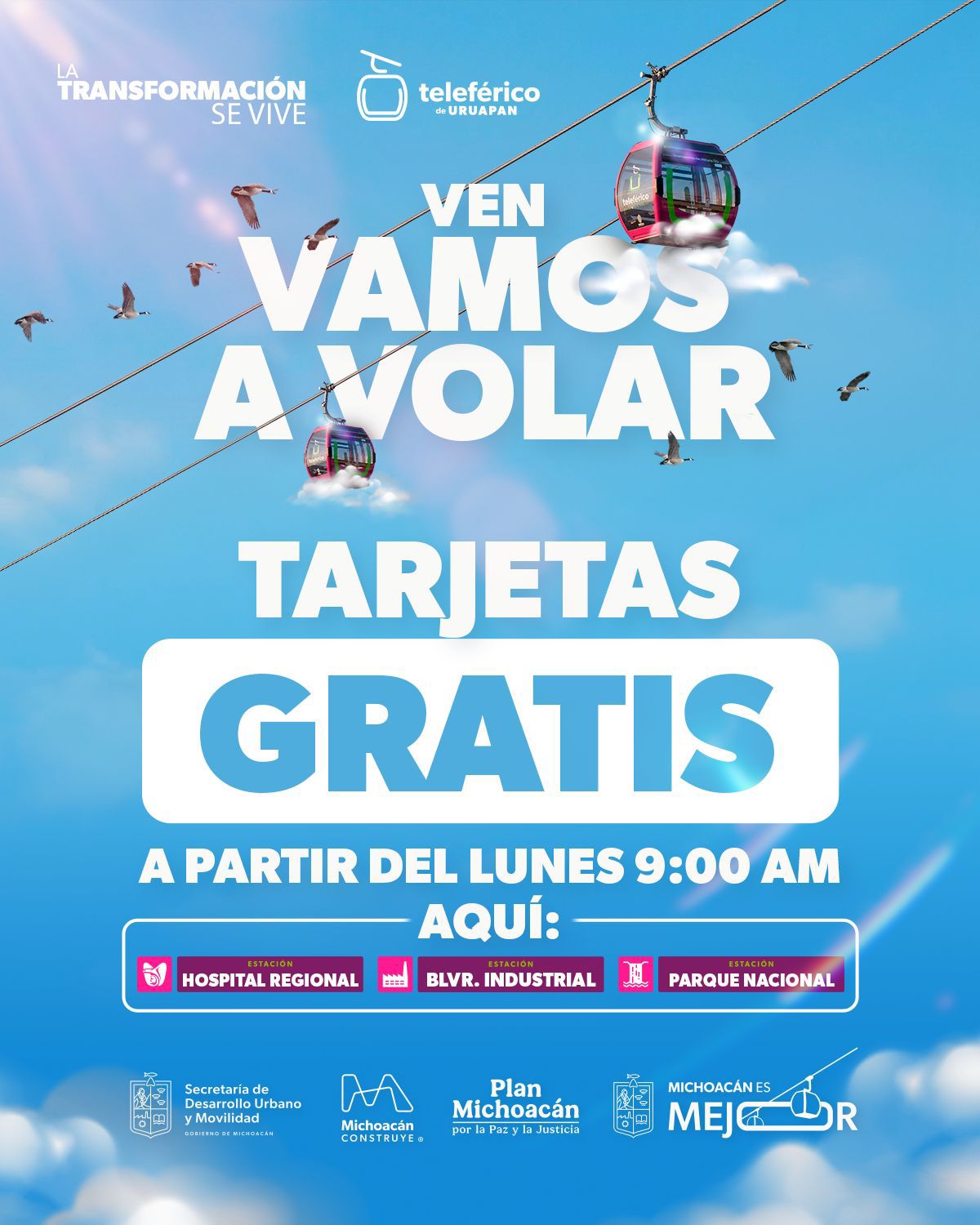 Tarjetas del teleférico de Uruapan llegan el 10 de abril: Gladyz Butanda