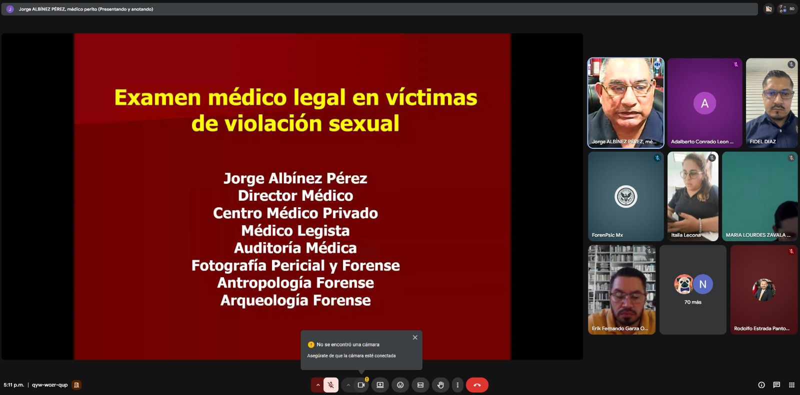 Fortalece FGE capacidades periciales para la atención de víctimas de violencia sexual