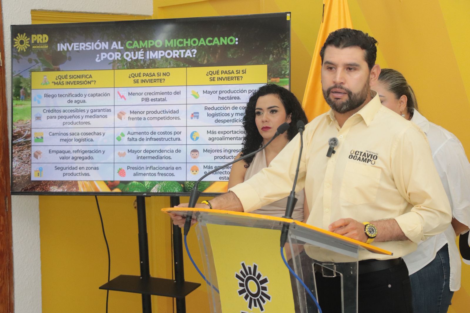 Fortalecer el campo michoacano es fortalecer a nuestras familias. PRD Michoacán presenta propuesta integral