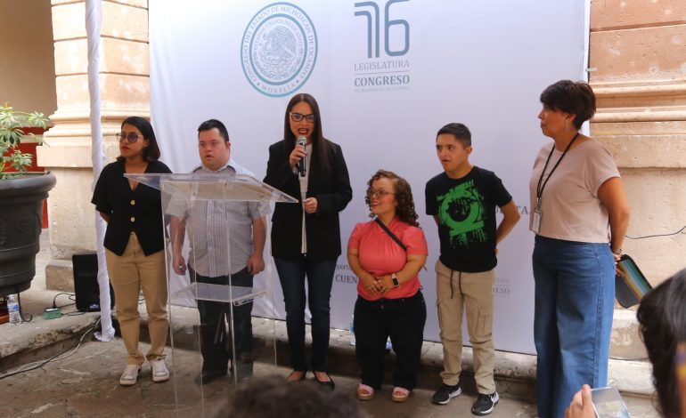 Vamos a institucionalizar el Parlamento con Perspectiva de Discapacidad: Nalleli Pedraza