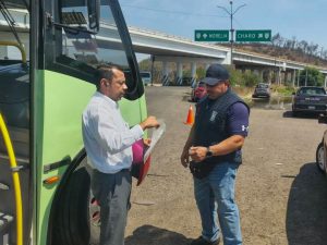 Realiza ITransporte operativos de supervisión en Morelia y Tarímbaro