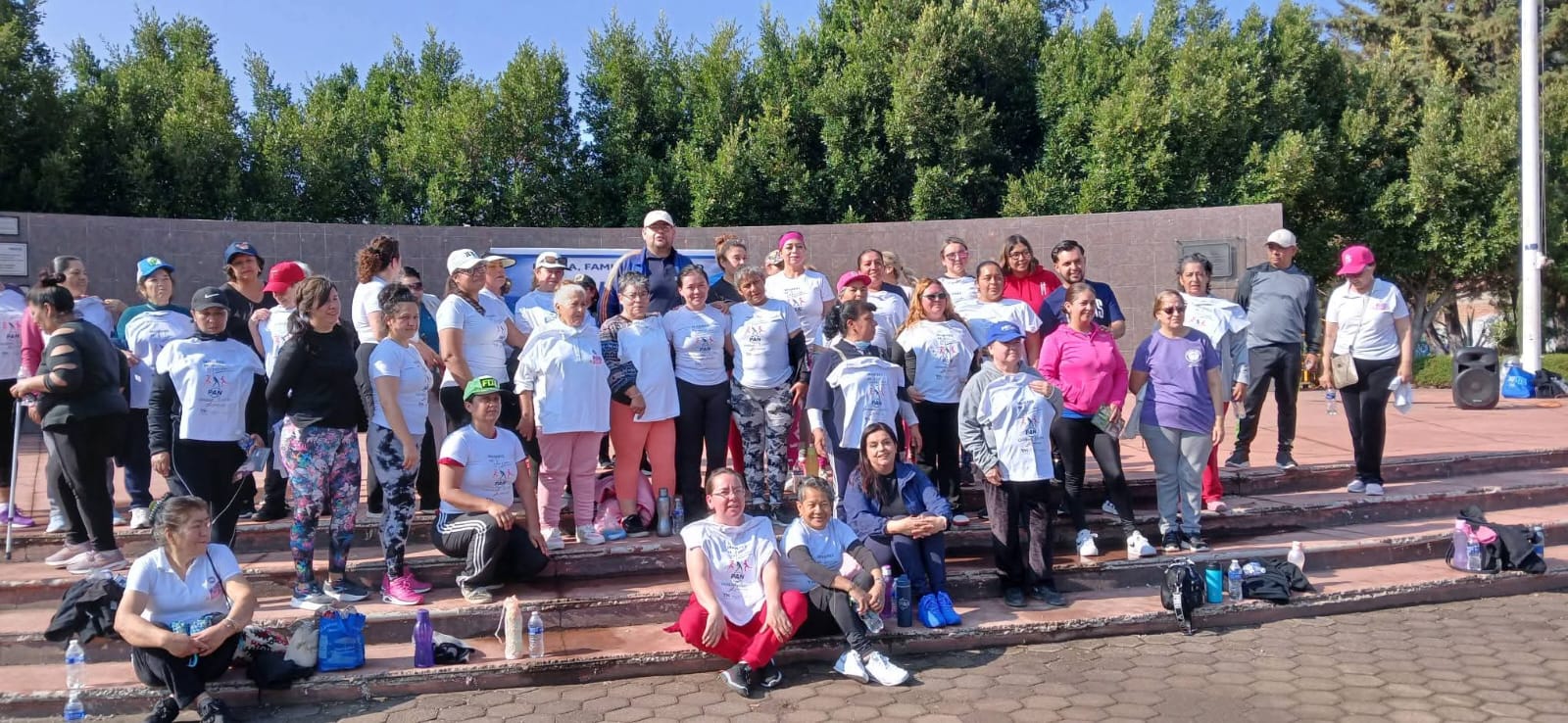 Con éxito, clase de zumba organizada por Acción Nacional
