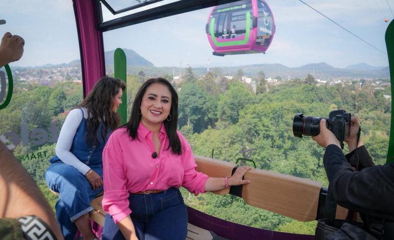 Teleférico de Uruapan transformó la vida de miles de uruapenses: Gladyz Butanda