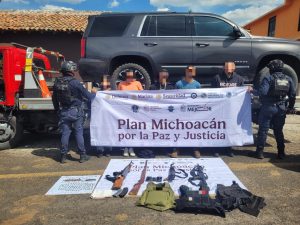 SSP detiene a 5 personas en posesión de armas de fuego y droga