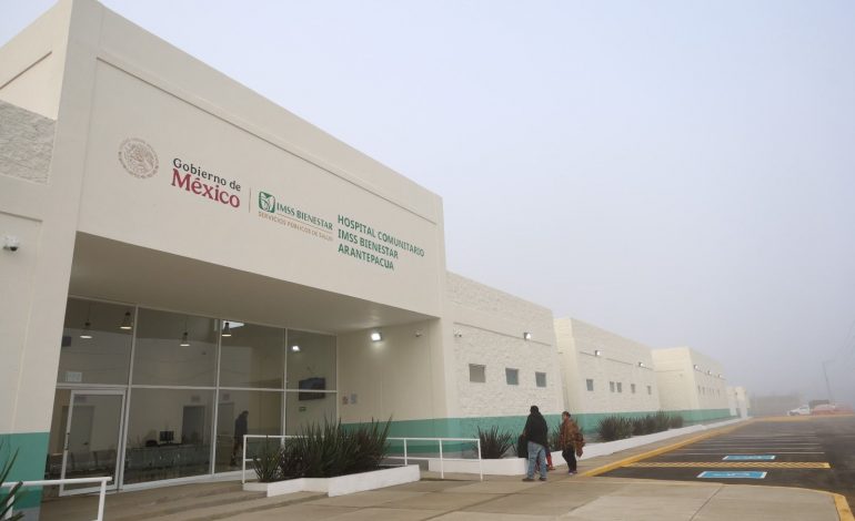 Hospital, escuelas y caminos; destaca Bedolla inversión histórica para Arantepacua