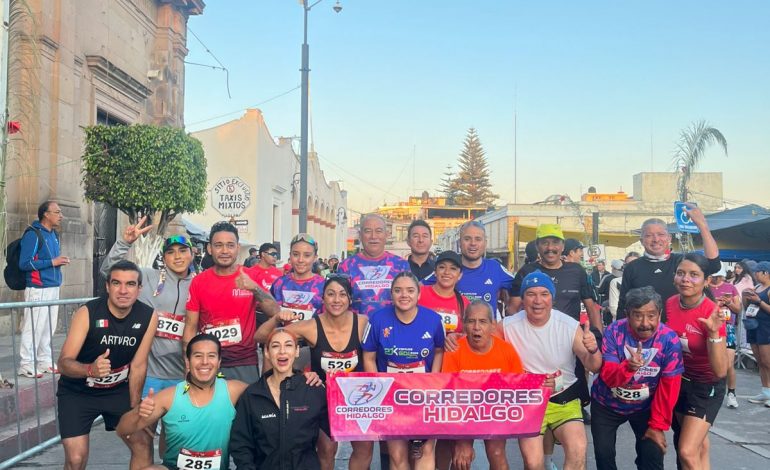 Corredores de Hidalgo destacan en Medio Maratón Internacional de la Primavera en Maravatío