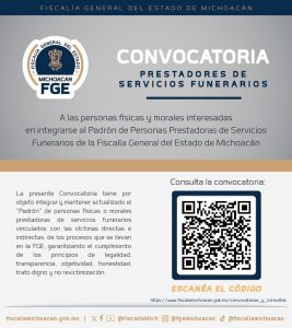 Carlos Torres Piña impulsa padrón de servicios funerarios para garantizar trato digno a víctimas.