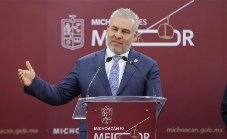 Plantea Bedolla penas más severas para adolescentes por delitos graves.