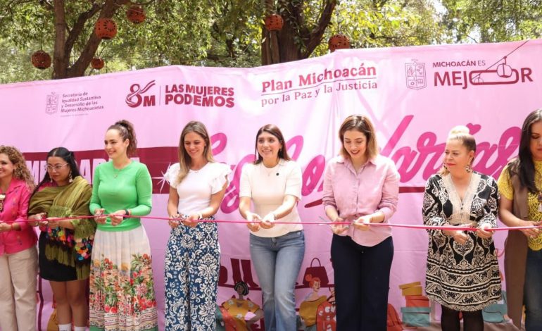 Arranca La Mercadita Las Solidarias con más de 150 emprendedoras en Morelia.