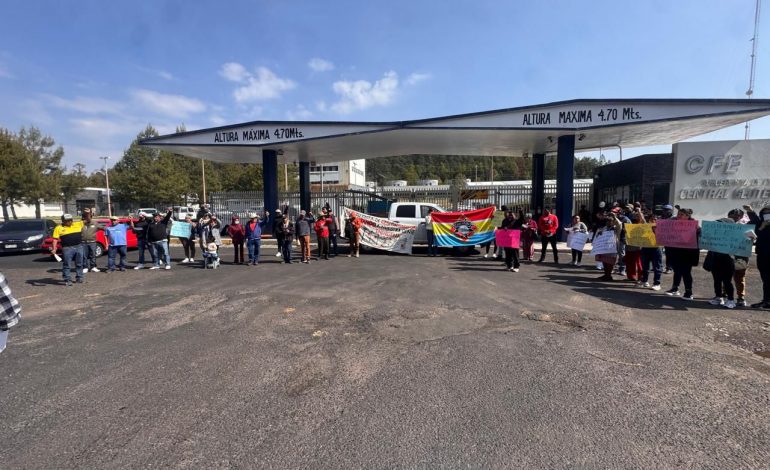 Habitantes de San Matías toman la Geotermoeléctrica Los Azufres en defensa de la salud y derechos colectivos.