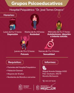 SSM abre grupos de apoyo gratuitos para el manejo de ansiedad y depresión.