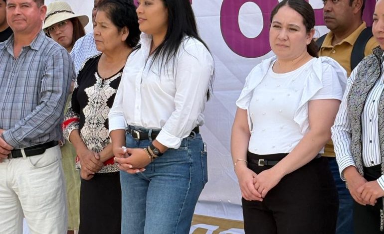 Cumple Gobierno de Irimbo compromiso con obra integral en San Lorenzo Queréndaro.