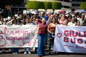 Giulianna Bugarini: “Yo ya le gané al PAN, lo hicimos juntas y juntos, y ahora le vamos a ganar en Morelia”.<br>