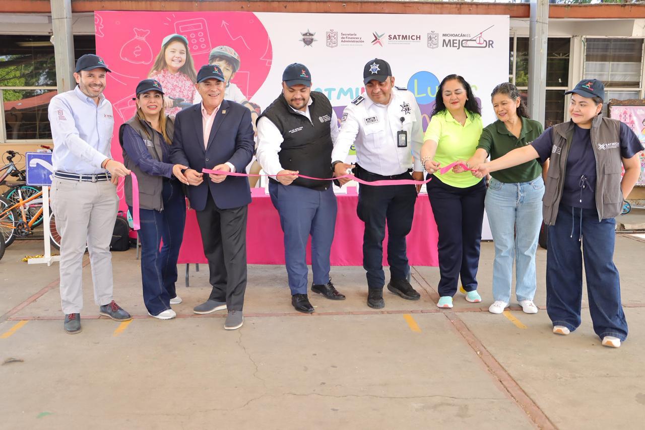 Satmich impulsa cultura contributiva y vial desde la niñez.