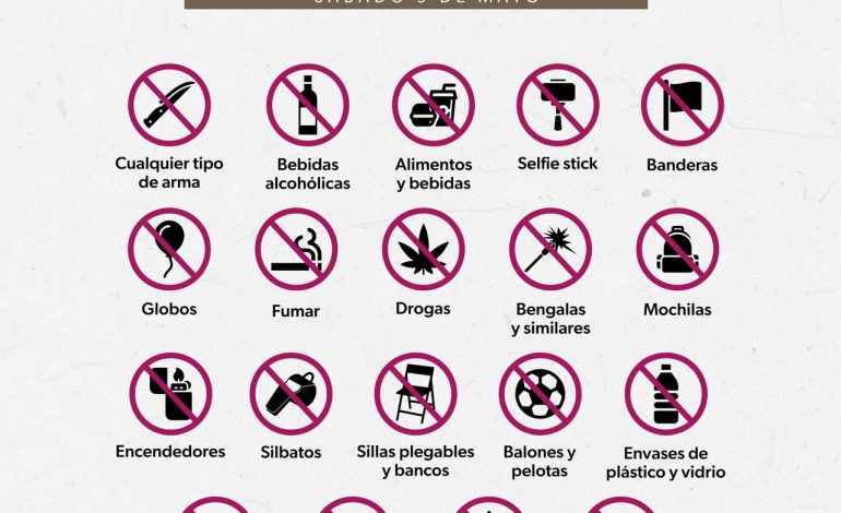 Estos son los objetos que no podrás ingresar al Jalo por las Mamás en el Estadio Morelos