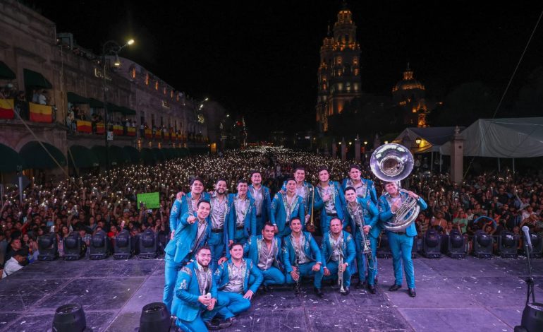 Morelia vive concierto histórico en su 485 Aniversario