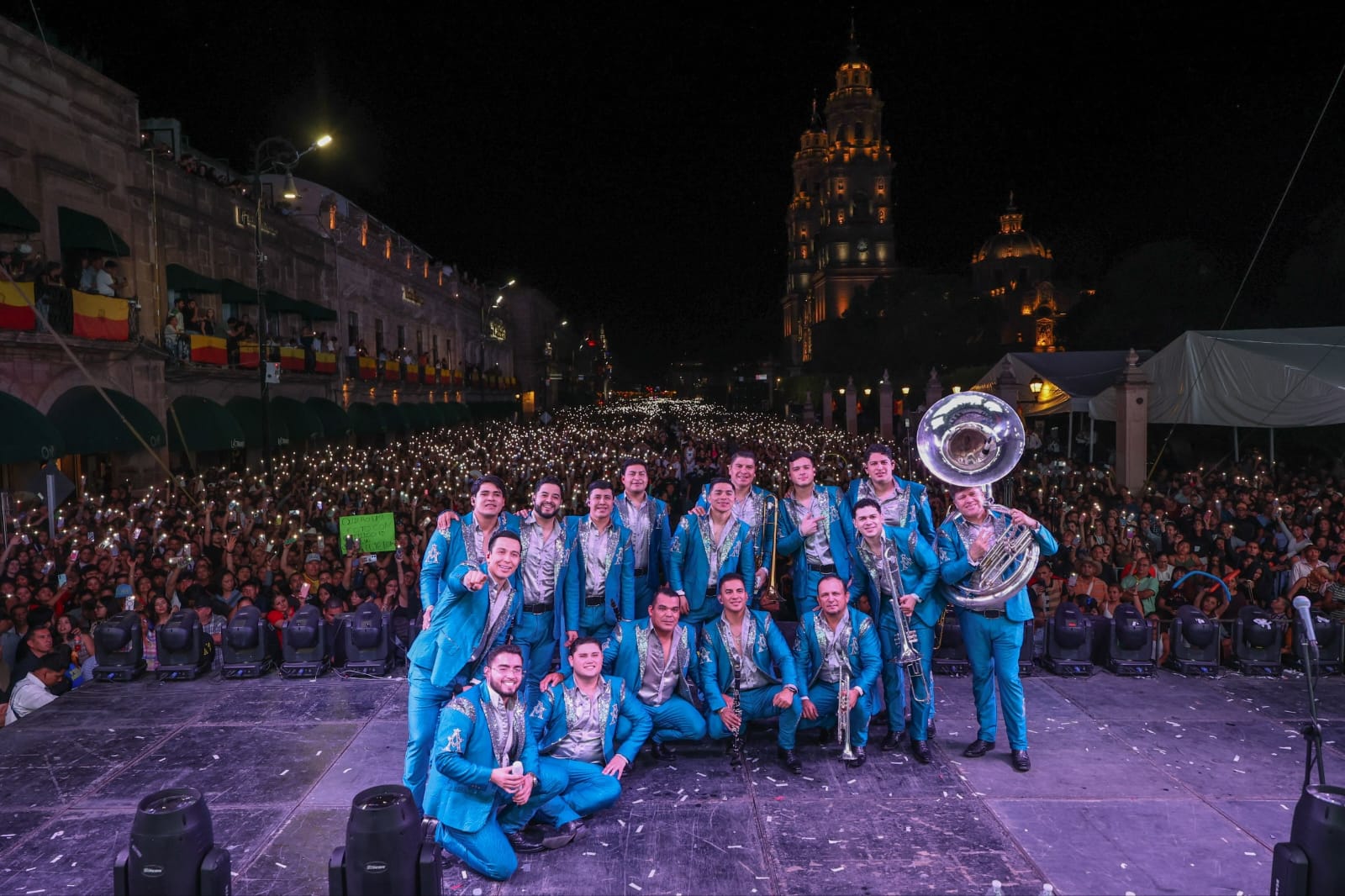 Morelia vive concierto histórico en su 485 Aniversario