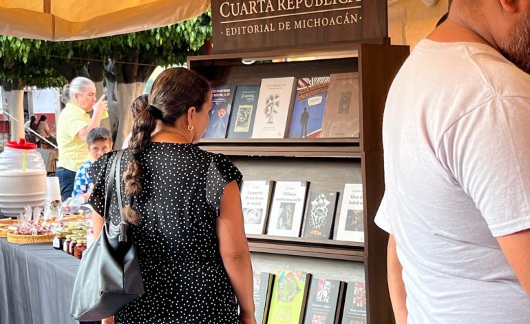 Cuarta República presentará 7 títulos en la Feria Intercultural del Libro de Tacámbaro