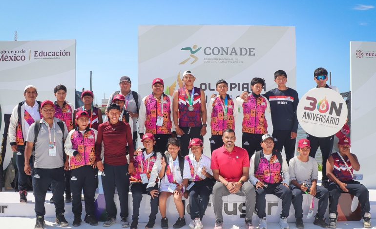 Michoacán suma 8 medallas más en Olimpiada Nacional y llega a 64 metales
