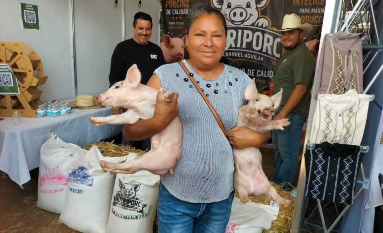 Gobierno de Morelia fomenta la producción porcina en la Agrotegan