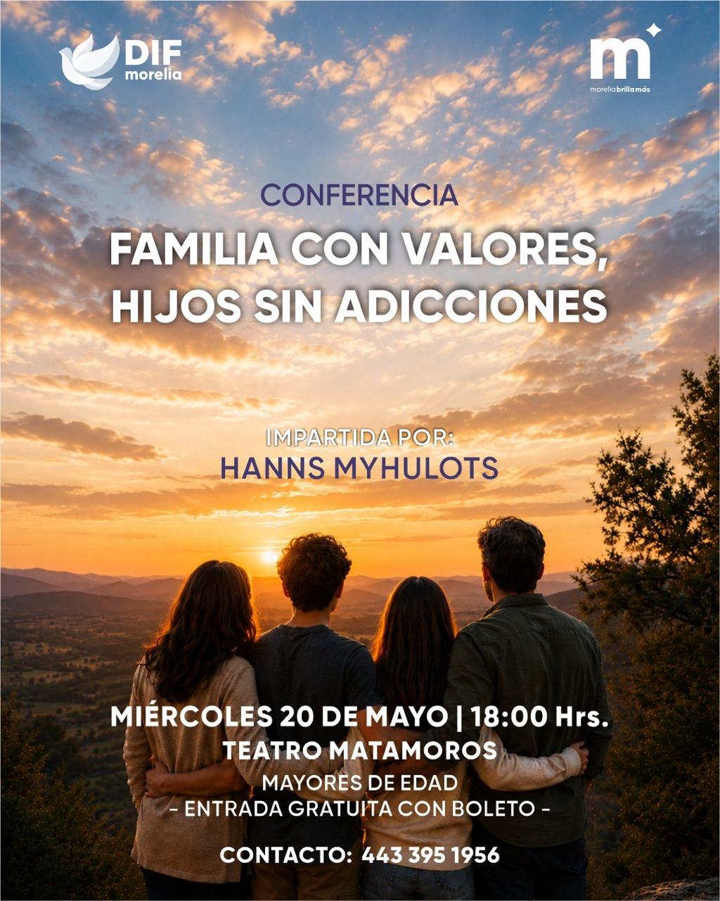 Paola Delgadillo invita a conferencia de prevención de adicciones por el Día de la Familia