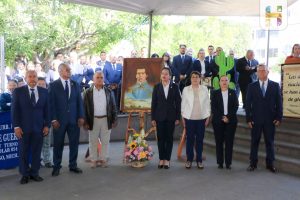 Jeovana Alcántar encabezó el acto conmemorativo del CLXIV Aniversario de la Batalla de Puebla del 5 de mayo