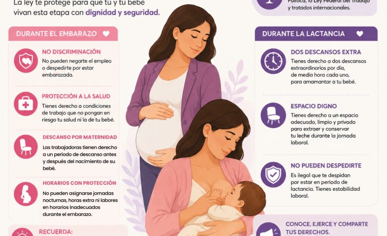 Michoacán protege los derechos laborales de mujeres durante el embarazo y la lactancia