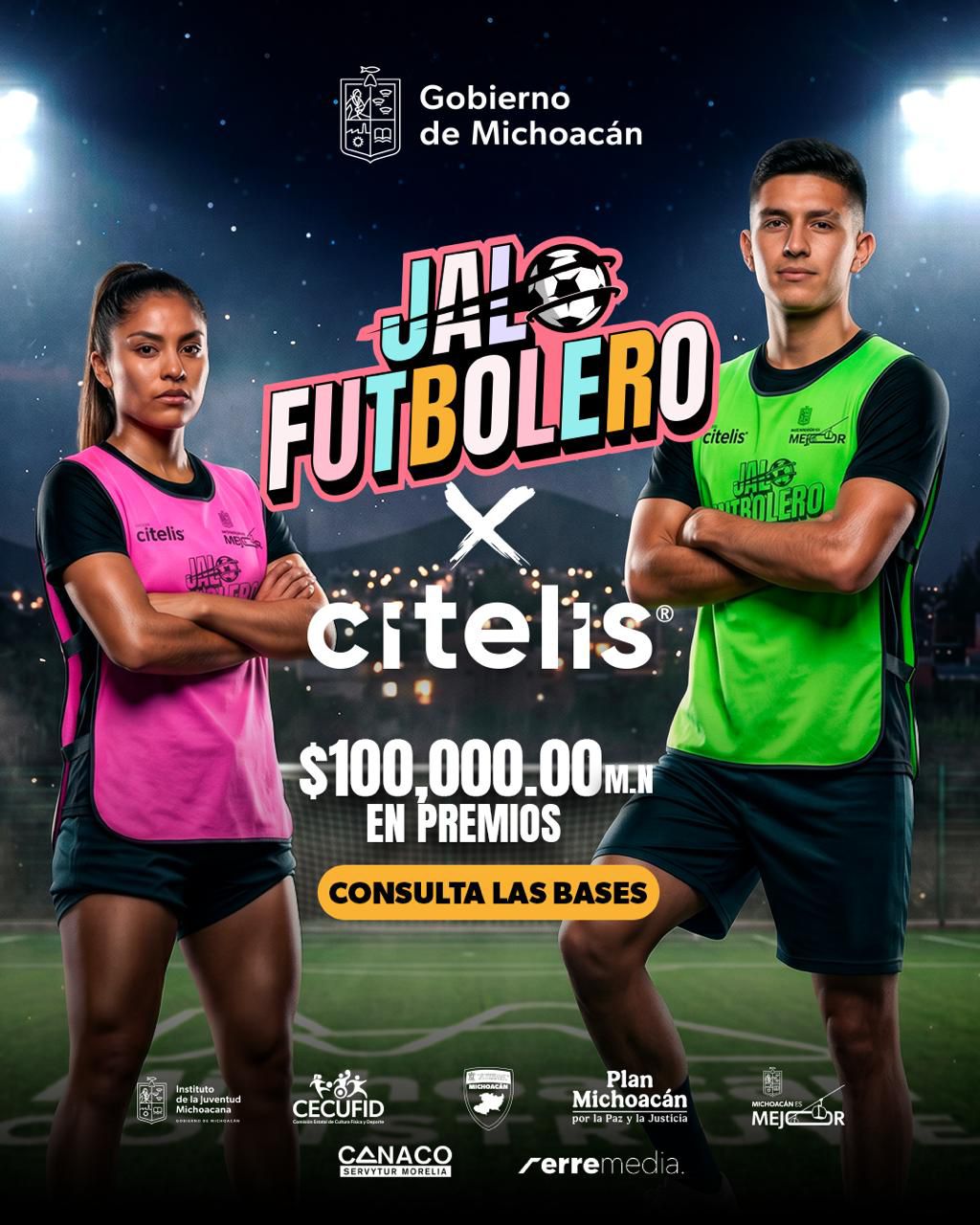 Inscríbete al “Jalo Futbolero” y compite por una bolsa de 100 mil pesos