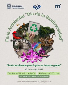 Gobierno de Morelia invita a vivir la Feria Ambiental de la Biodiversidad