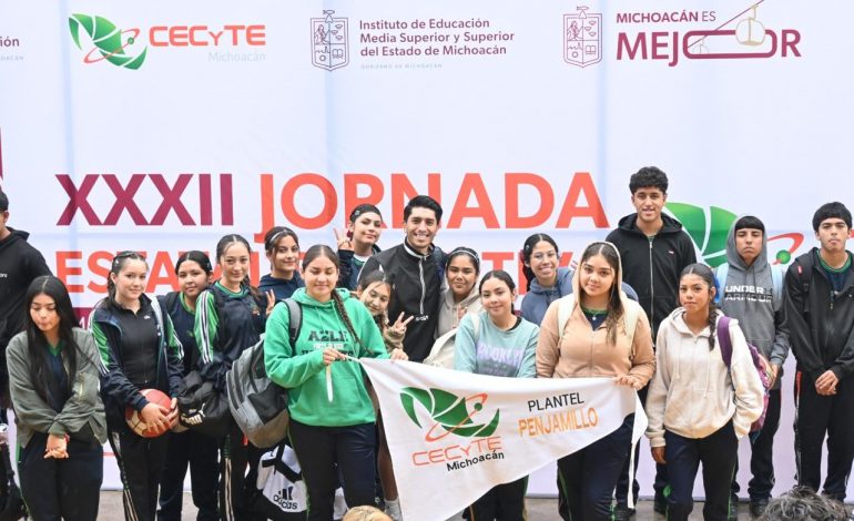 Inaugura Cecytem la 32 Jornada Estatal Deportiva con la participación de 400 estudiantes