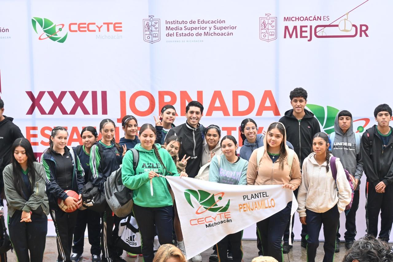 Inaugura Cecytem la 32 Jornada Estatal Deportiva con la participación de 400 estudiantes
