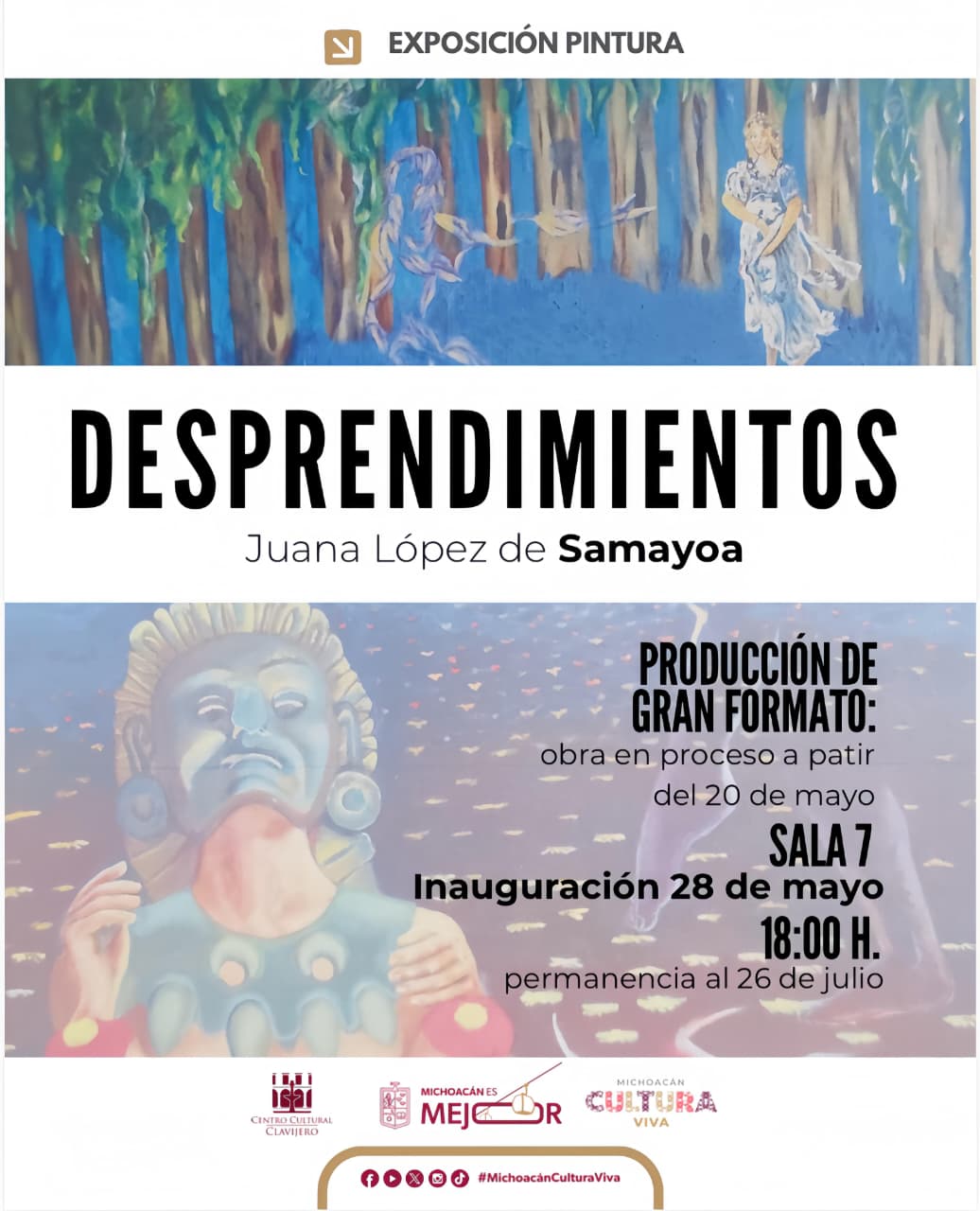 Llega “Desprendimientos” al Clavijero, una muestra de realismo místico