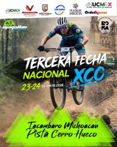 Tacámbaro será sede de la tercera fecha nacional de ciclismo de montaña