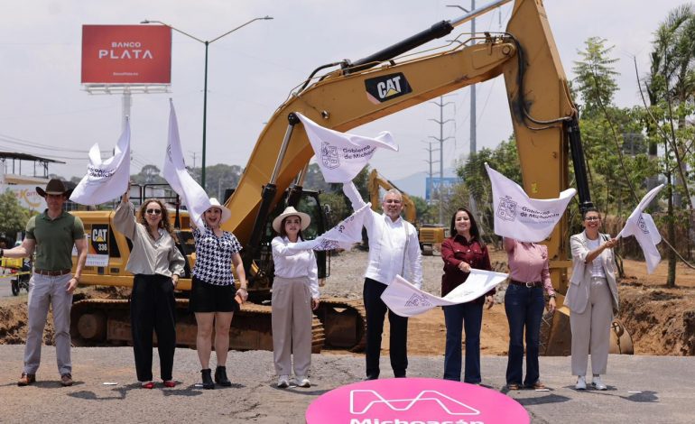 Arranca Bedolla tercera etapa de la rehabilitación del Paseo de la Revolución en Uruapan
