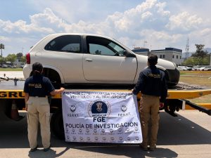 Asegura FGE motocicleta alterada y recupera vehículo con reporte de robo