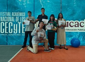Con oro, plata y bronce, Cecytem destaca en justa académica nacional