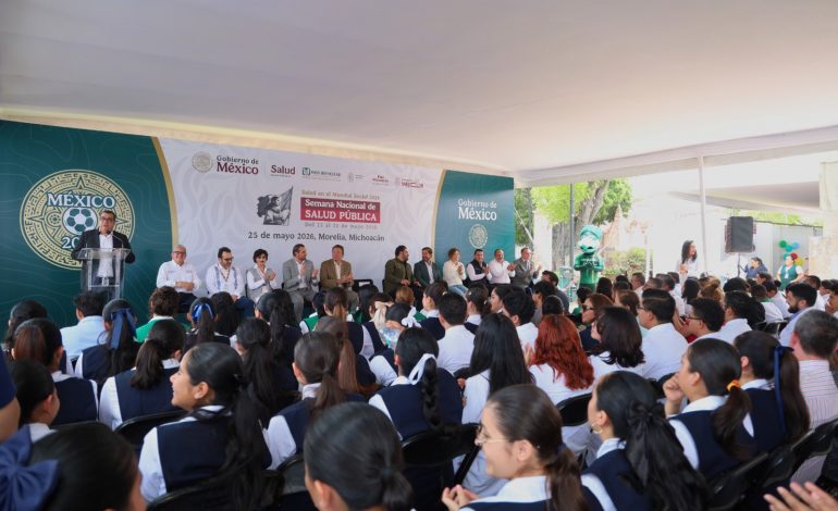Arranca en Michoacán la Semana Nacional de Salud Pública 2026