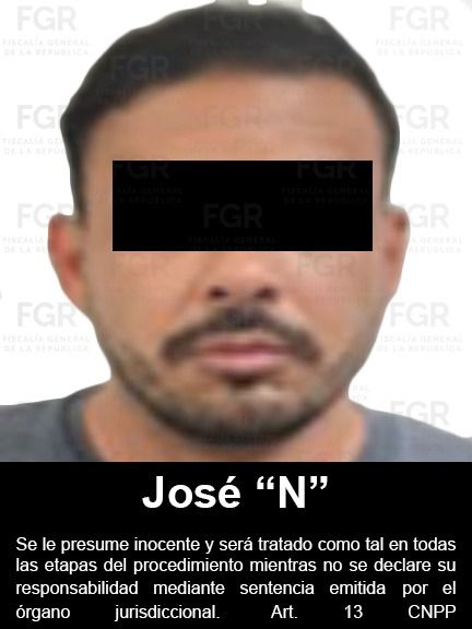 FGR LLEVA A PROCESO A UN POSIBLE INTEGRANTE DE UN GRUPO CRIMINAL
