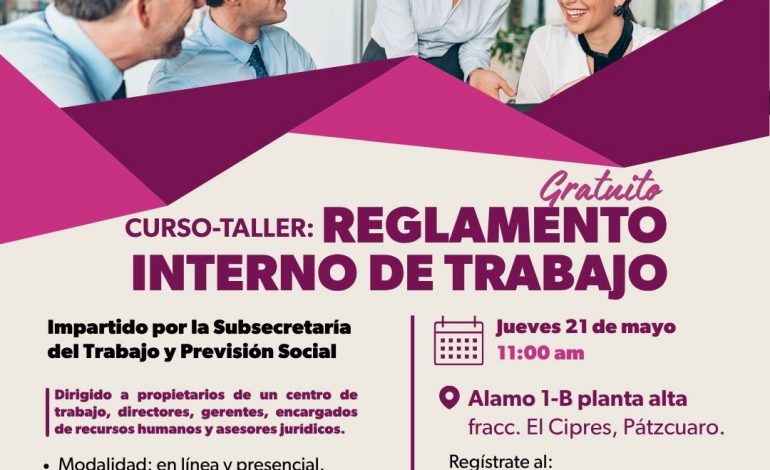 Sedeco impulsa formación laboral para el sector productivo de Pátzcuaro y Zacapu