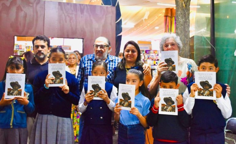 Con cuentos de niñas y niños inspirados en Mapeco, Cuarta República promueve la lectura
