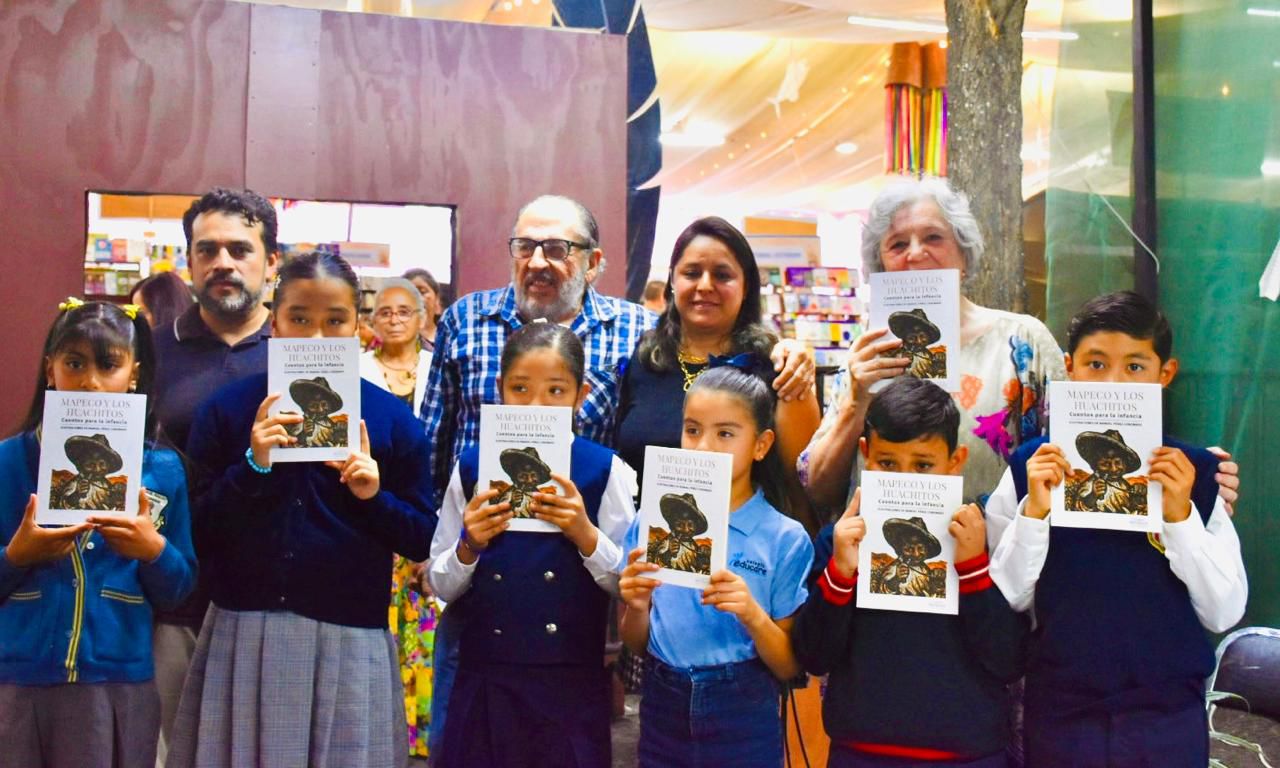 Con cuentos de niñas y niños inspirados en Mapeco, Cuarta República promueve la lectura